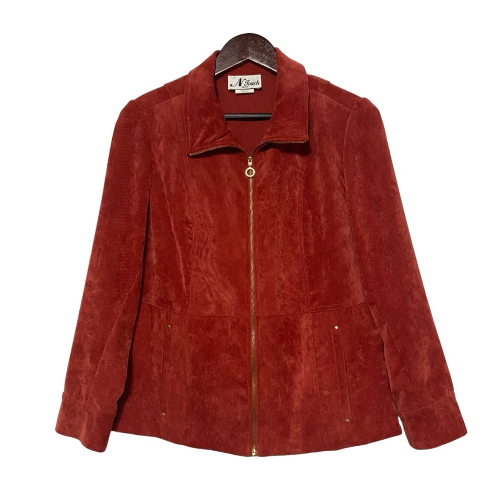Mini Corduroy Vintage N Touch Women’s Blazer Orange Women’s Size 12P